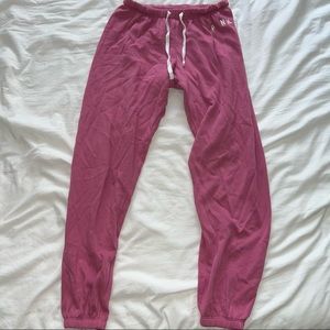 Pink Victoria’s Secret sweat pants